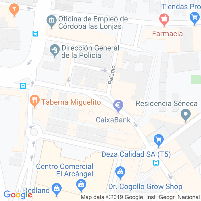 Código Postal calle Cuesta De La Polvora en Córdoba