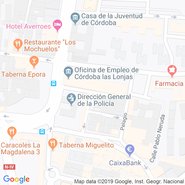 Código Postal calle Fuensanta, paseo en Córdoba