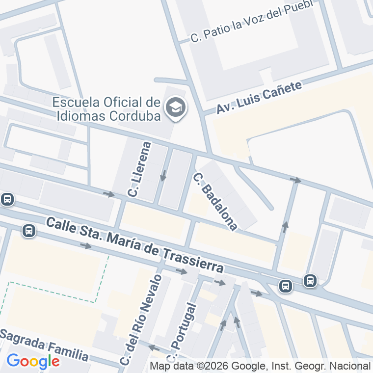 Código postal de Calle Badalona en Cordoba