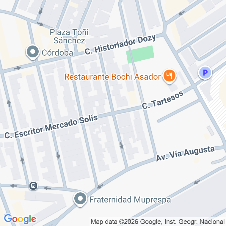 Código postal de Calle Marques de Cabriñana en Cordoba