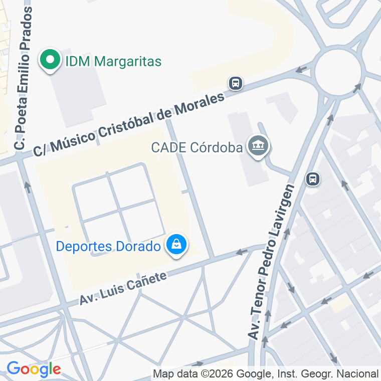 Código postal de Calle Pianista Rafael Orozco en Cordoba
