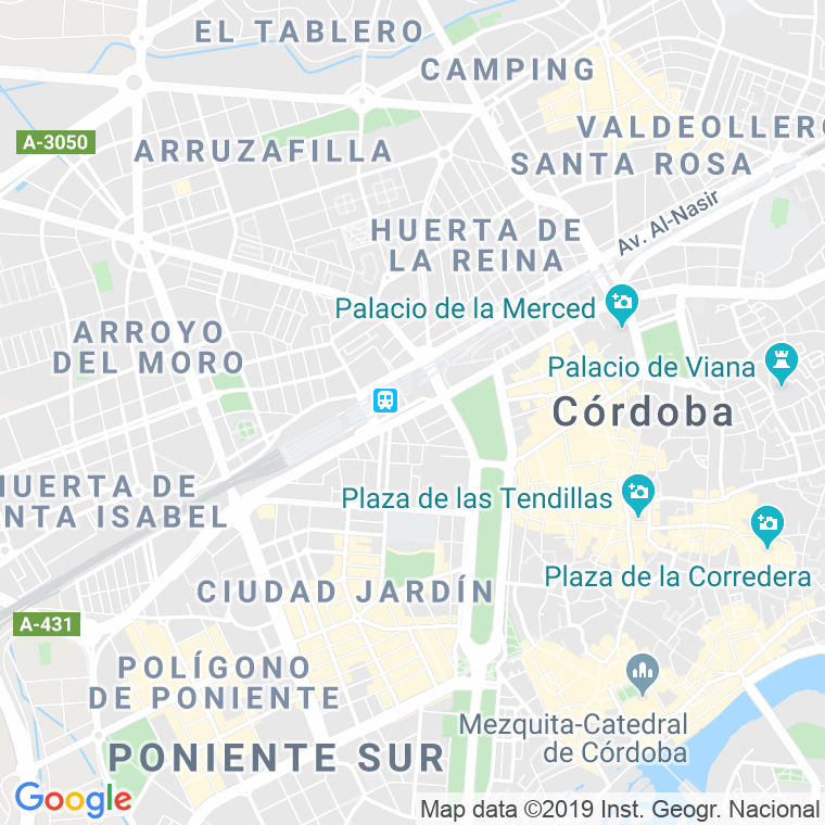 Código Postal calle America, avenida (Impares Del 27 Al 29) en Córdoba