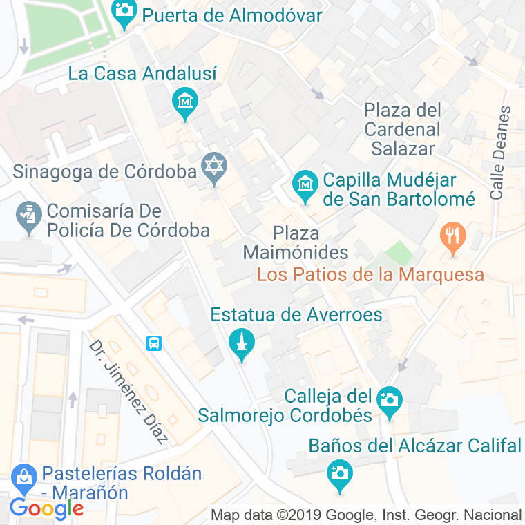 Código Postal calle Amistad en Córdoba