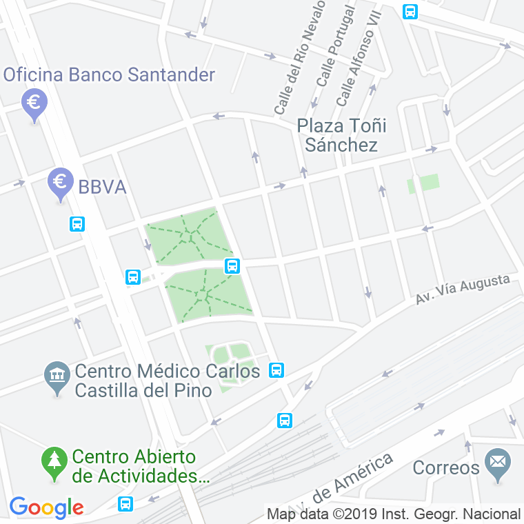 Código Postal calle Escritor Mercado Solis en Córdoba