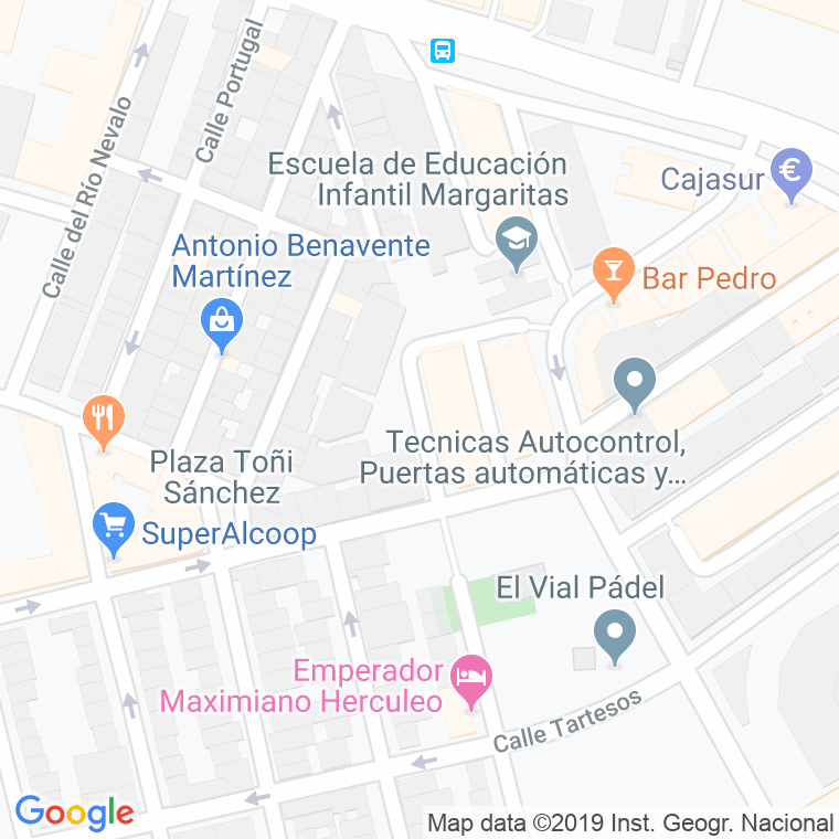 Código Postal calle Escritor Narbona en Córdoba