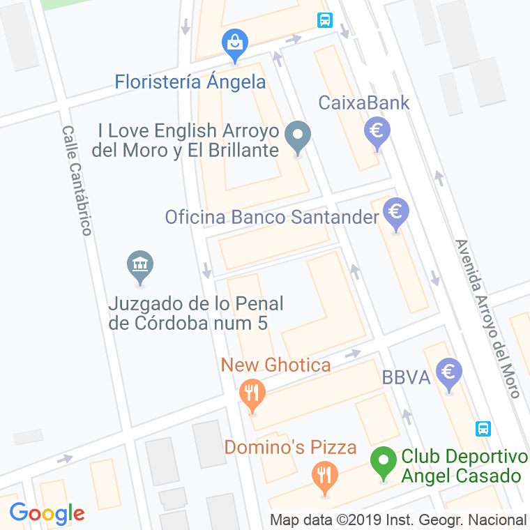 Código Postal calle Isla Salvora en Córdoba