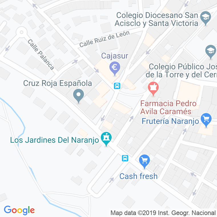 Código Postal calle Academico Saraza en Córdoba