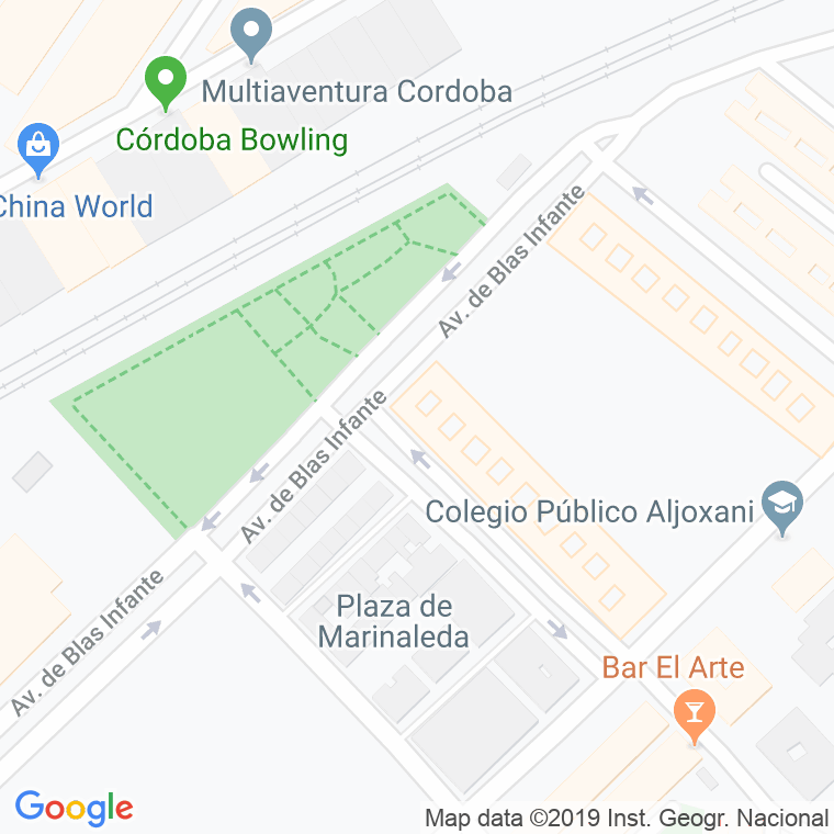 Código Postal calle Acebuche en Córdoba