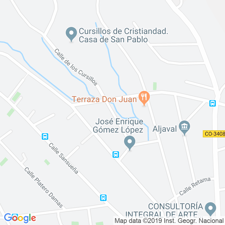 Código Postal calle Arquitecto Asensio en Córdoba