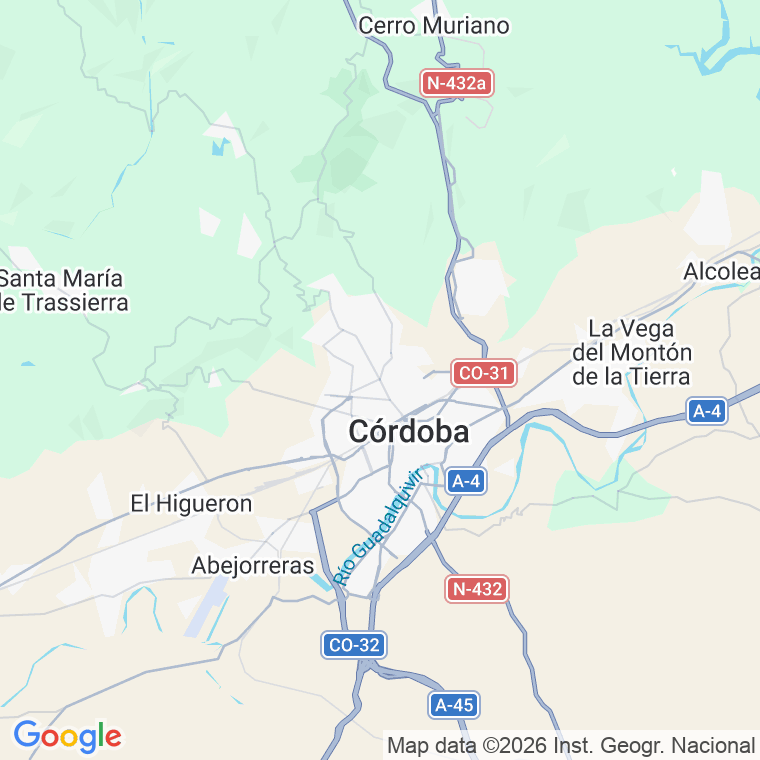 Código postal de Brillante, Avenida (impares del 33 al Final)  (pares del 26 al Final) en Córdoba