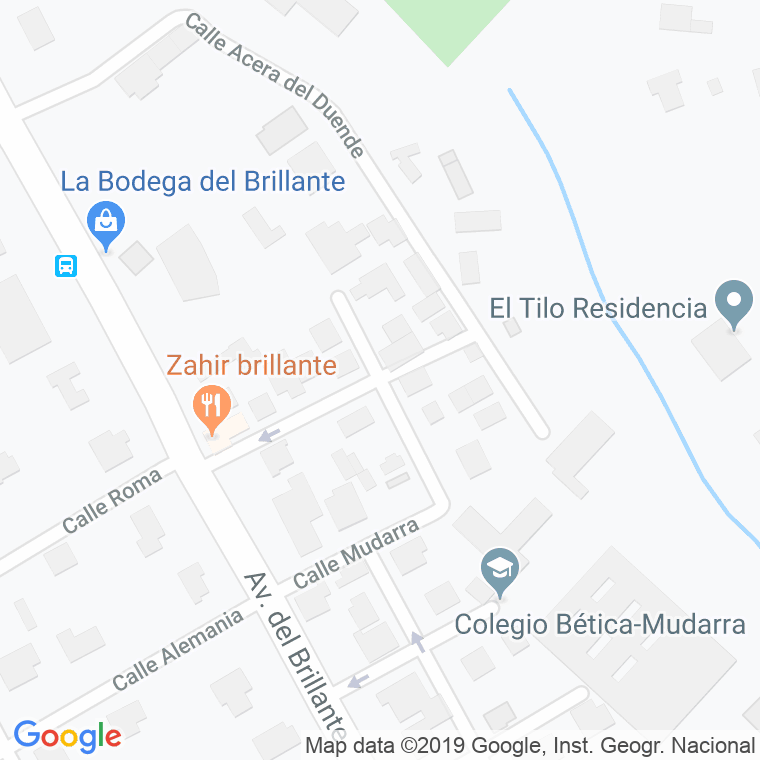 Código Postal calle Escultor Alvarez en Córdoba
