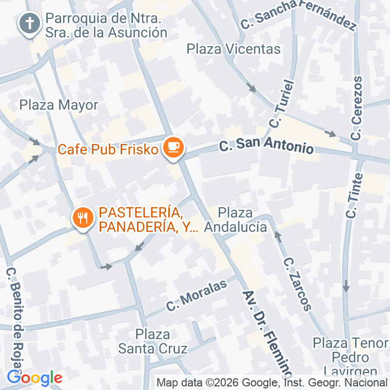 Código postal de Poeta Garcia Lorca en Córdoba