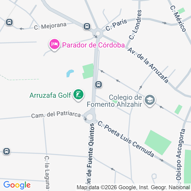 Código postal de Poeta Gustavo Adolfo Becquer en Córdoba