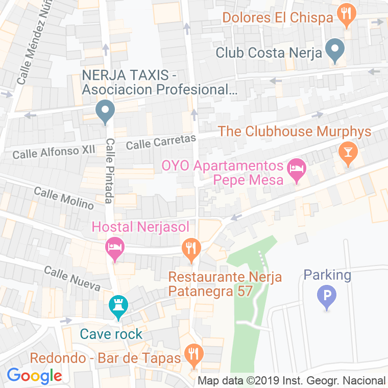Código Postal calle Nerja en Córdoba