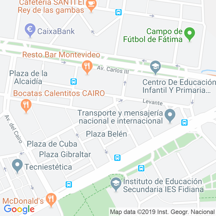 Código Postal calle Academico Melendez en Córdoba