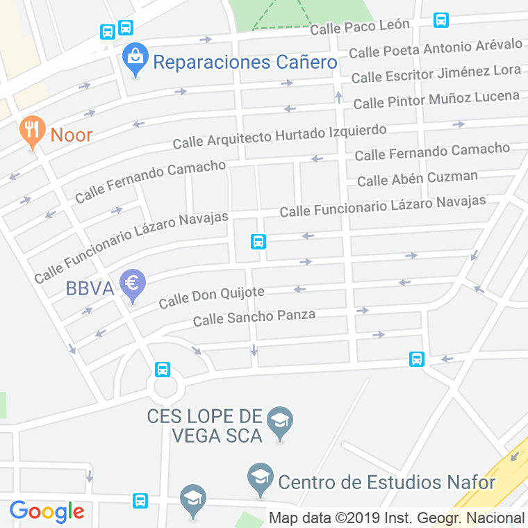 Código Postal calle Concilio De Nicea en Córdoba
