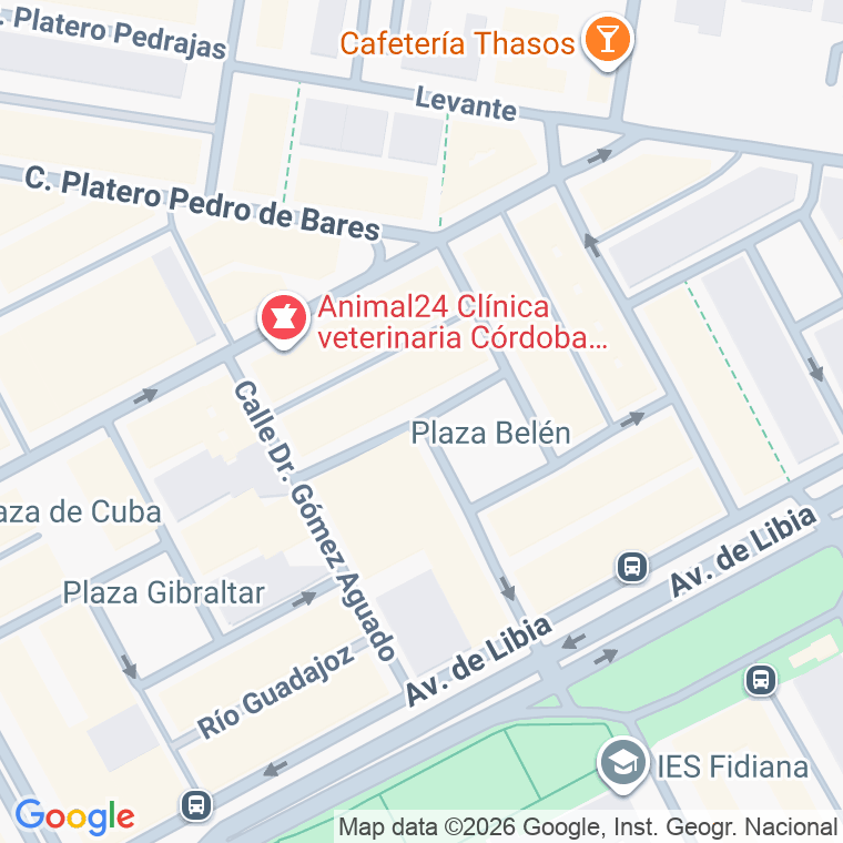 Código postal de Escritor Aguayo Godoy en Córdoba