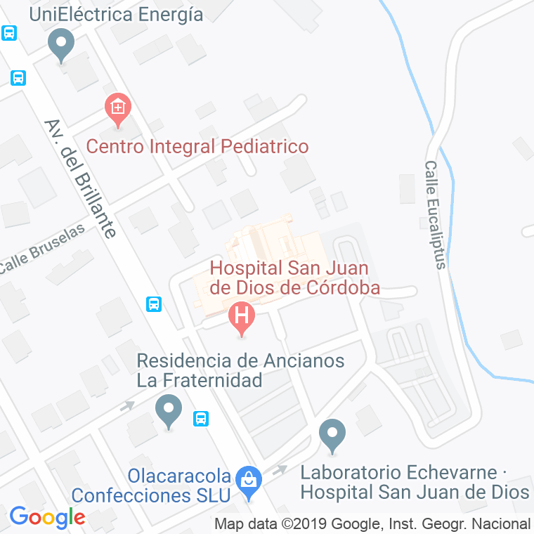 Código Postal de Hospital Psiquiatrico en Córdoba
