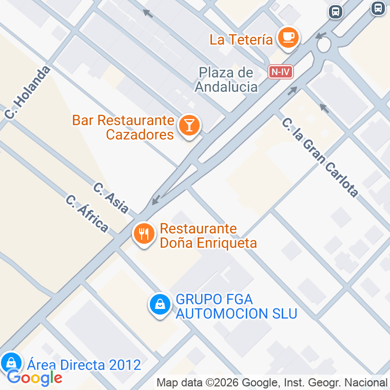Código postal de Calle Luisiana (la) en Carlota (la)
