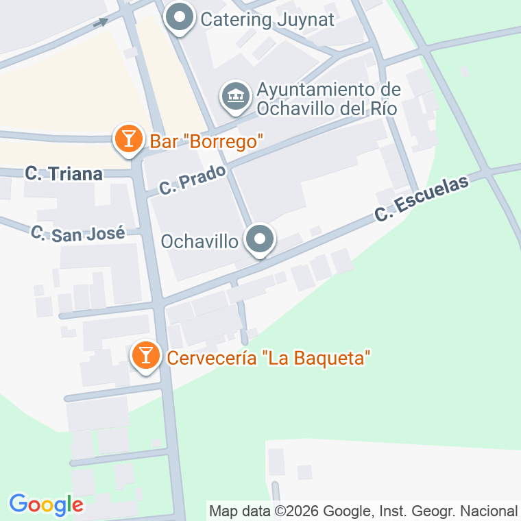Código postal de Calle Escuelas (ochavillo del R en Ochavillo del Rio