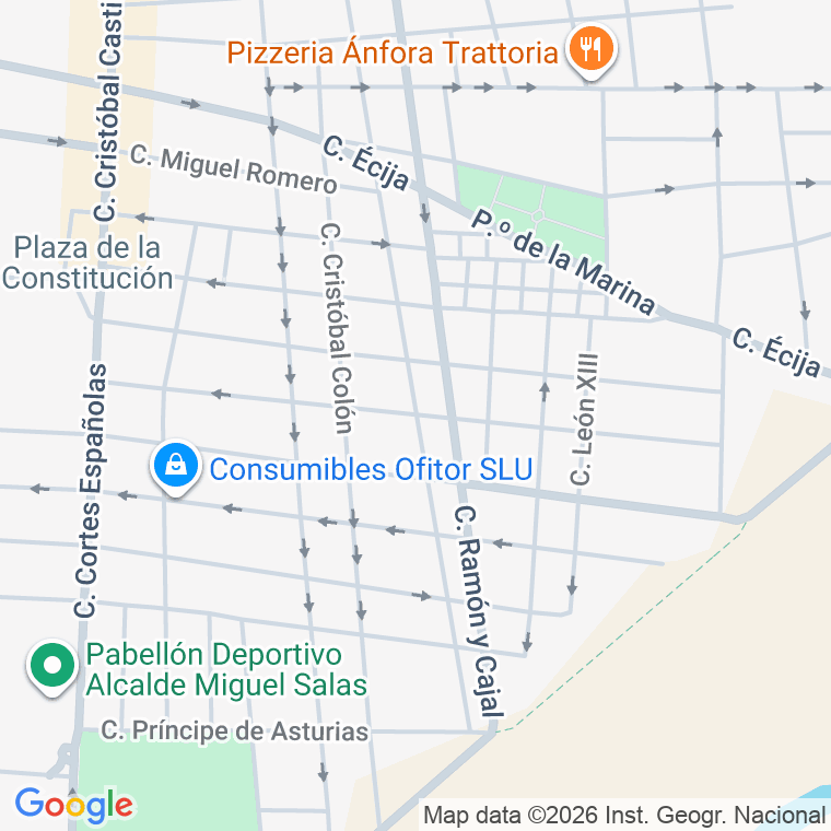 Código postal de Calle Felipe Ii en Puente Genil