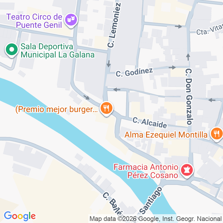 Código postal de Plaza Emilio Reina en Puente Genil