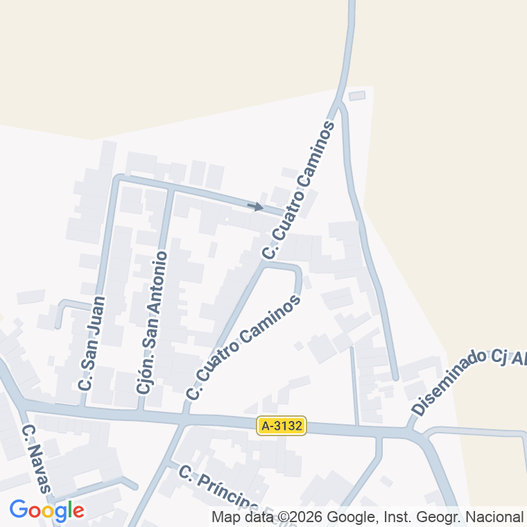 Código postal de Calle Cuatro Caminos (navas del en Navas del Selpillar