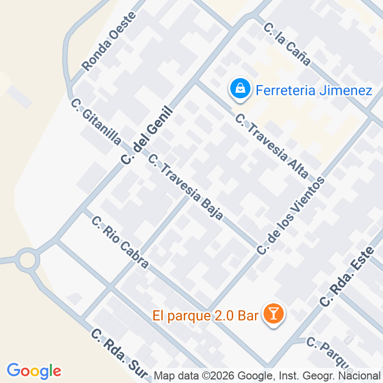 Código postal de Trva Baja en Montiela (la)