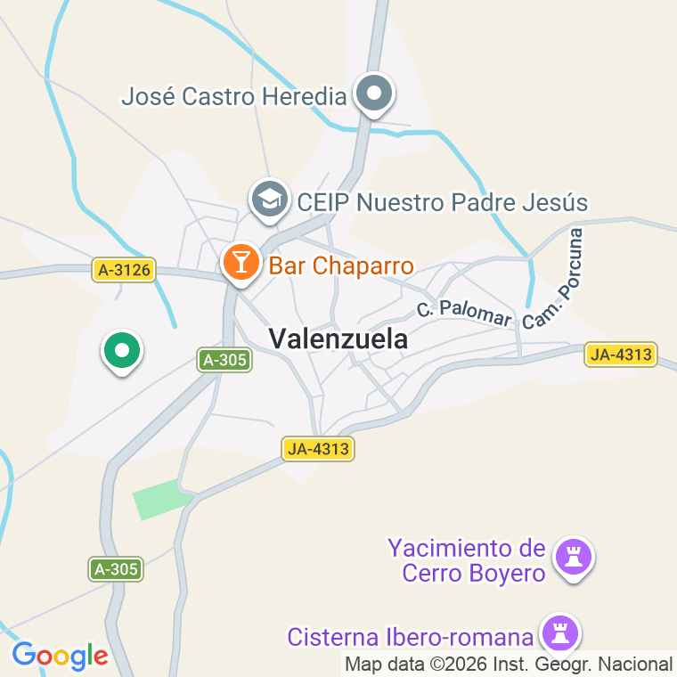 Código postal de Valenzuela en Córdoba