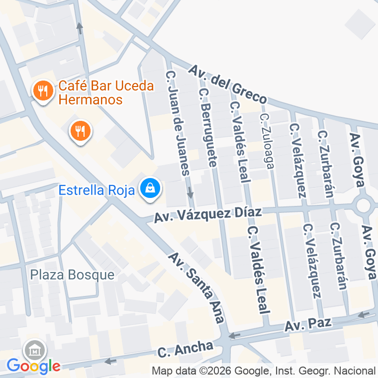 Código postal de Calle Juan de Juanes en Palma del Rio