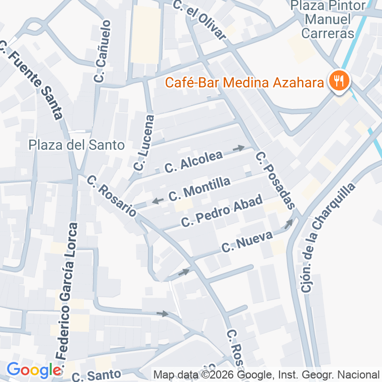 Código postal de Calle Montilla en Almodovar del Rio