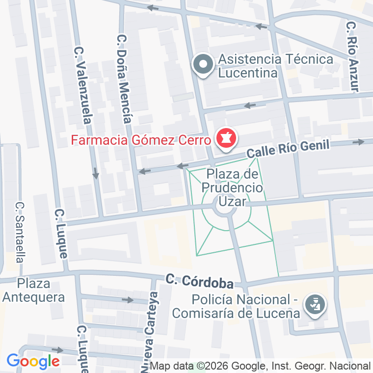 Código postal de Calle Dolores la de la Huerta en Lucena