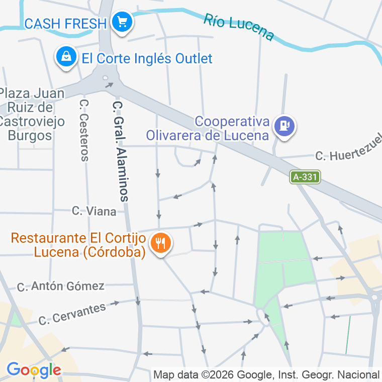Código postal de Calle Fuensanta (la) en Lucena