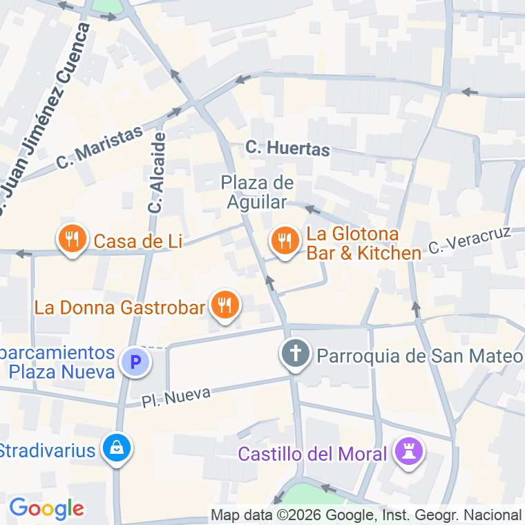 Código postal de Calle Juan Palma Garcia (descal en Lucena