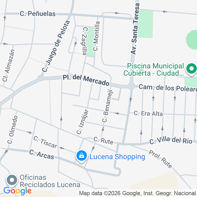 Código postal de Calle Llanos de Don Juan en Lucena