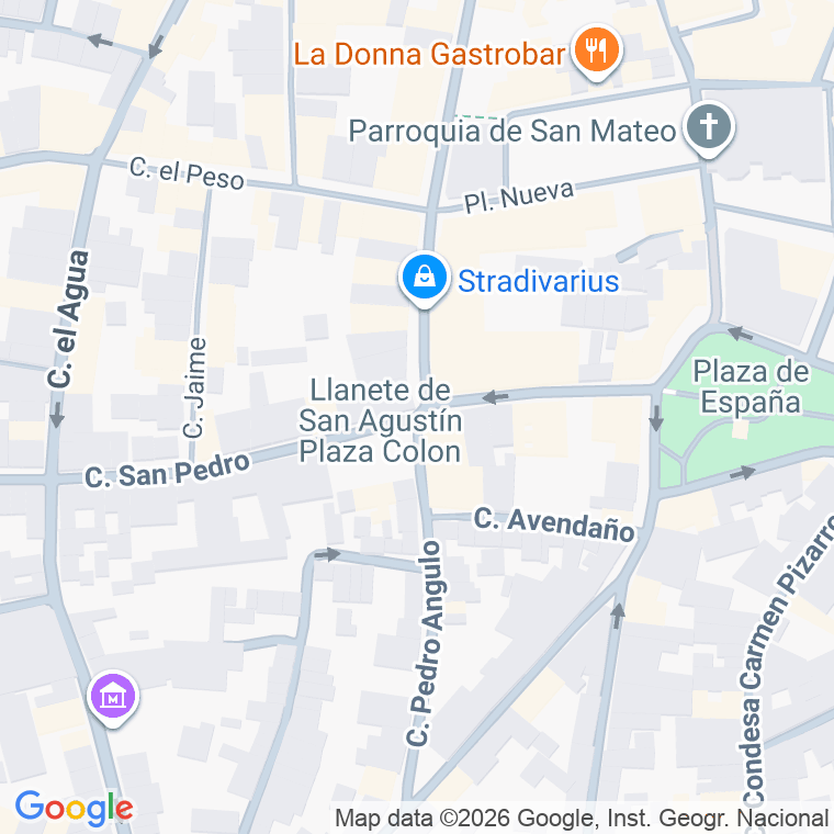 Código postal de Plaza Llanete de San Agustin(p. en Lucena