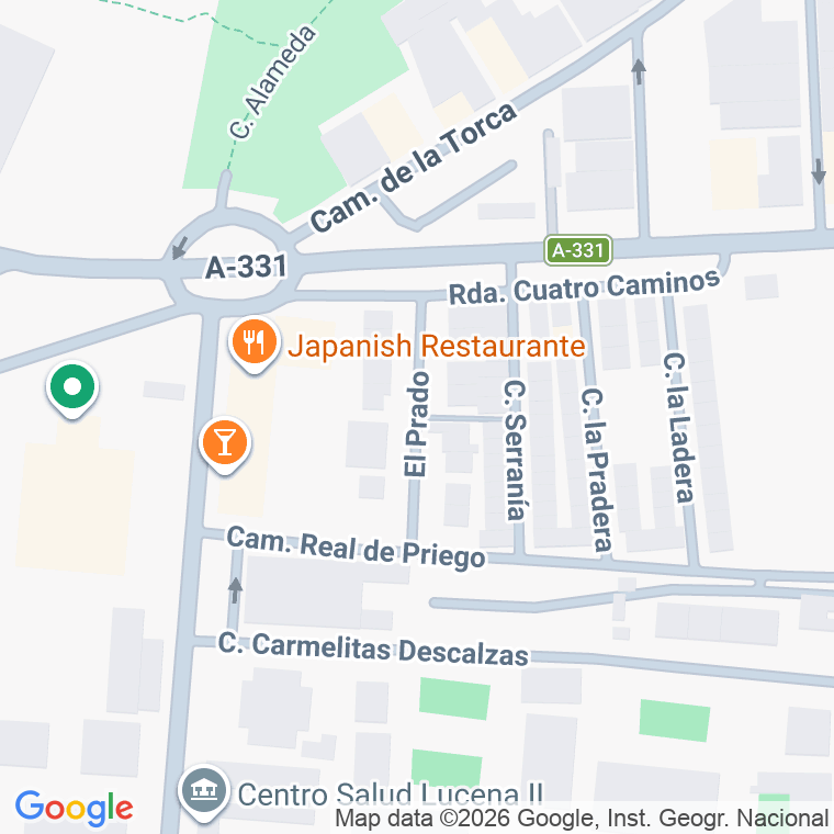 Código postal de Urb Prado (el) en Lucena