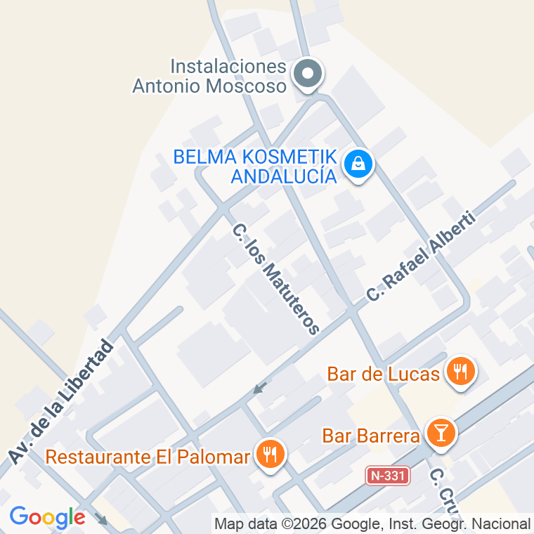 Código postal de Prol Calle Matuteros (los) en Encinas Reales