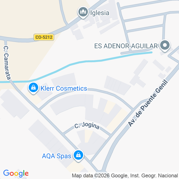 Código postal de Calle Carrizosa en Aguilar de la Frontera