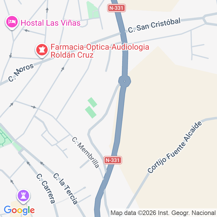 Código postal de Calle Curva de San Jose en Aguilar de la Frontera