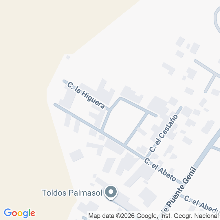 Código postal de Calle Higuera (la) en Aguilar de la Frontera