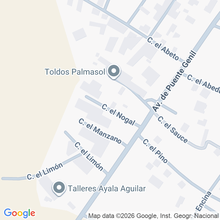 Código postal de Calle Nogal (el) en Aguilar de la Frontera
