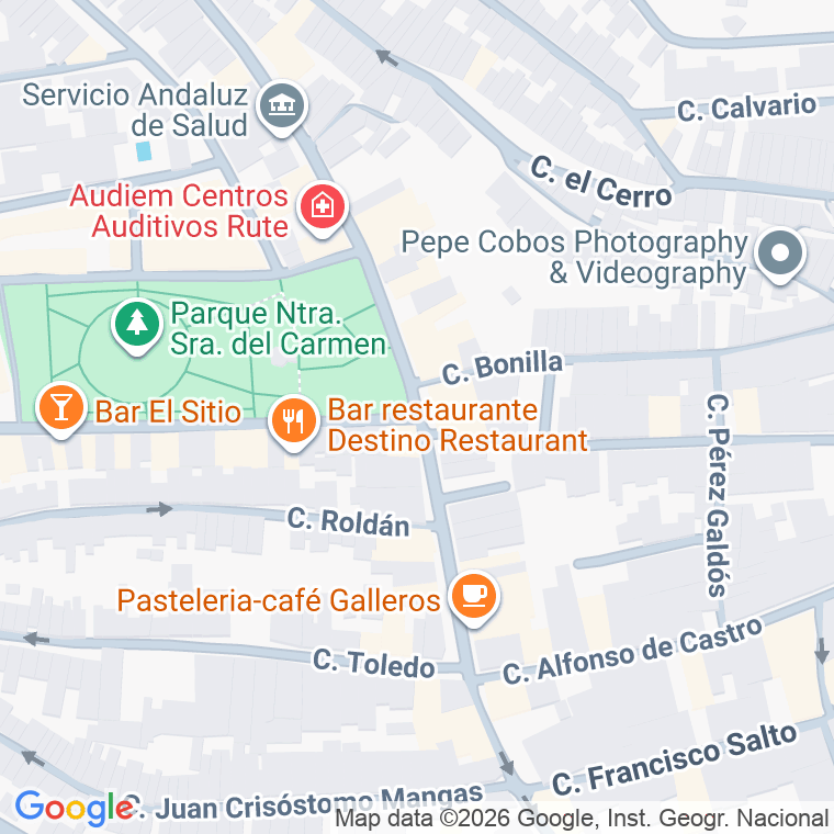 Código postal de Calle Juan Carlos I, Rey España en Rute
