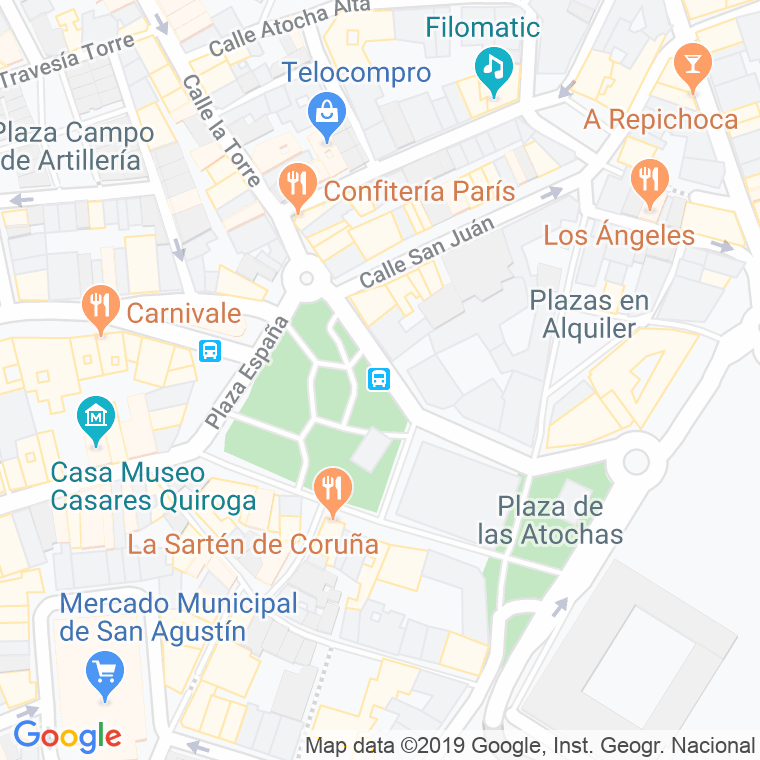 Código Postal calle Baltasar Pardal en A Coruña