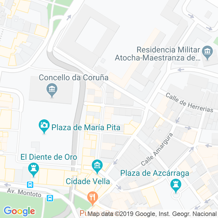 Código Postal calle Bombas en A Coruña
