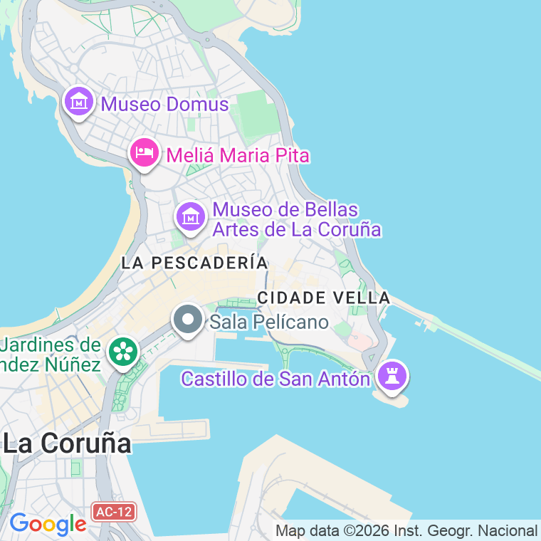 Código postal de Cartuchos en A Coruña