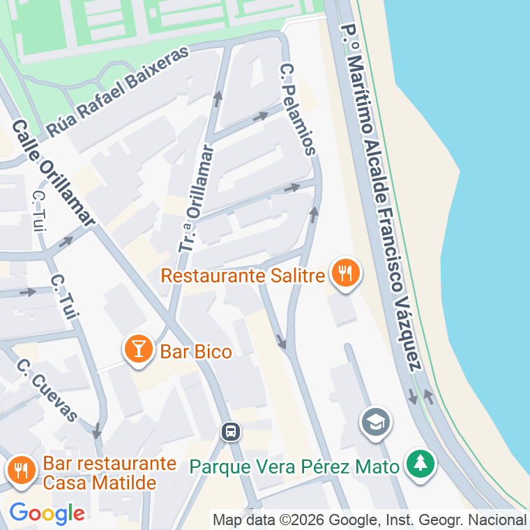 Código postal de Cementerio, Vereda en A Coruña
