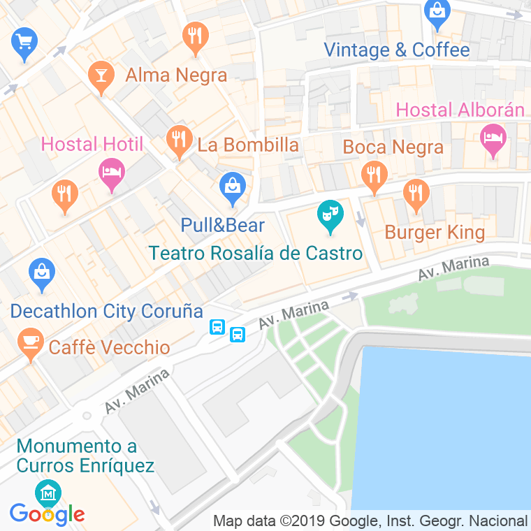 Código Postal calle Estacada, callejon en A Coruña