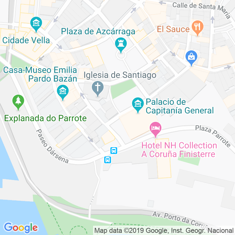 Código Postal calle General Canovas Lacruz, praza en A Coruña