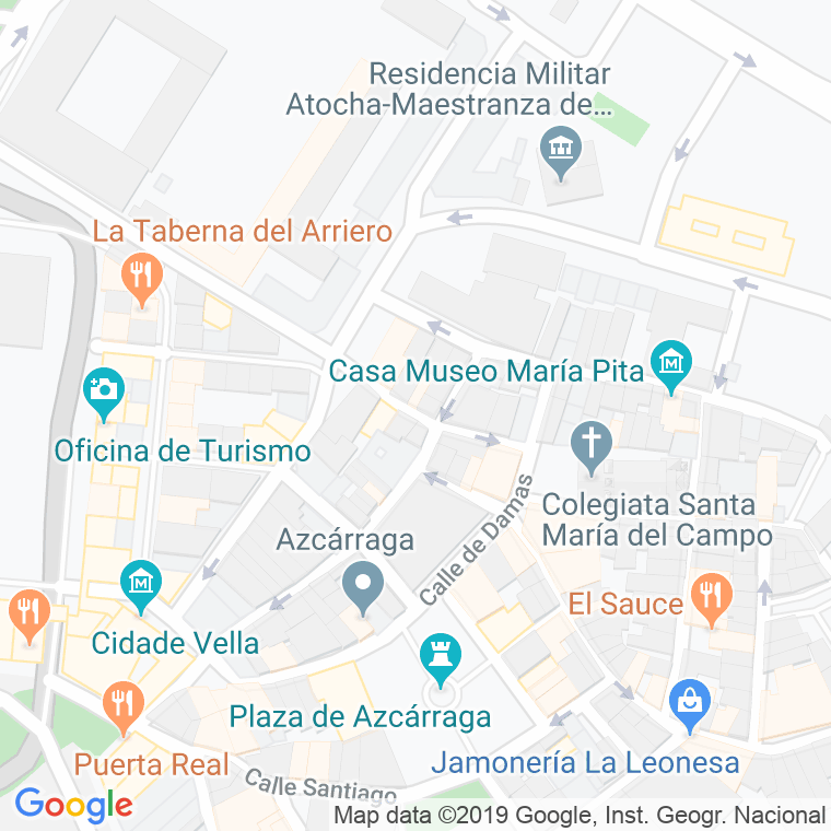 Código Postal calle Puerta De Aires, travesia en A Coruña